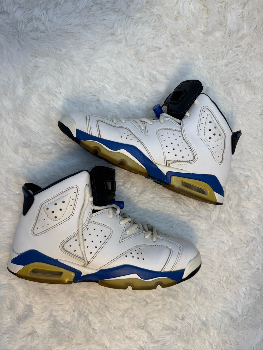 Nike Air Jordan 6 Retro BG Sport Blue basketball sneakers Youth 6